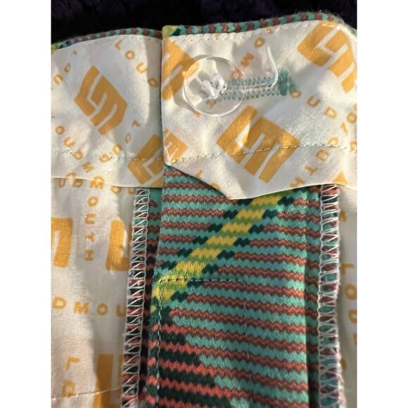 Loudmouth Golf Shorts Mens Size 40 Flat Front Geometric Geo Soft Stretch Chino - Picture 6 of 12